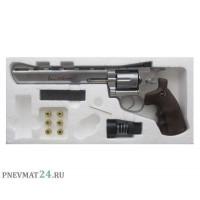 Пневматический револьвер ASG Dan Wesson 8" Silver
